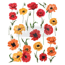 Load image into Gallery viewer, Re Design with Prima - Transfer - Poppy (Mohnblume) - 3 Blätter (61 x 76 cm)

