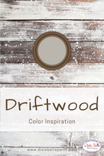 Load image into Gallery viewer, Dixie Belle Kreidefarbe in Driftwood (helles Grau)
