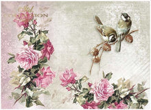 Lade das Bild in den Galerie-Viewer, Decoupage-Papier romantische Blumen
