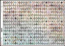 Lade das Bild in den Galerie-Viewer, Decoupage-Papier Harlekin Muster in verschieden Farben

