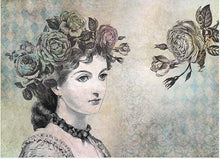 Lade das Bild in den Galerie-Viewer, Decoupage-Papier - Barock Portrait Frau
