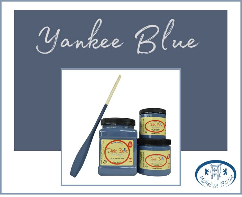 Dixie Belle Kreidefarbe in Yankee Blue (Marinefarbe mit grauen Unterton)