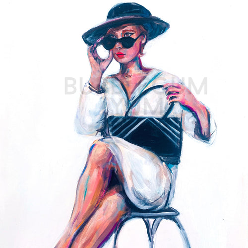 Bubblegum Yum - Decoupage Kunst Papier - All About the Class 61 cm x 61 cm 