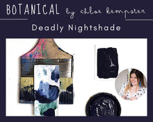 Lade das Bild in den Galerie-Viewer, Daydream Apothecary - Kreidefarbe mit Tonanteilen - Deadly Nightshade - Schwarzblau
